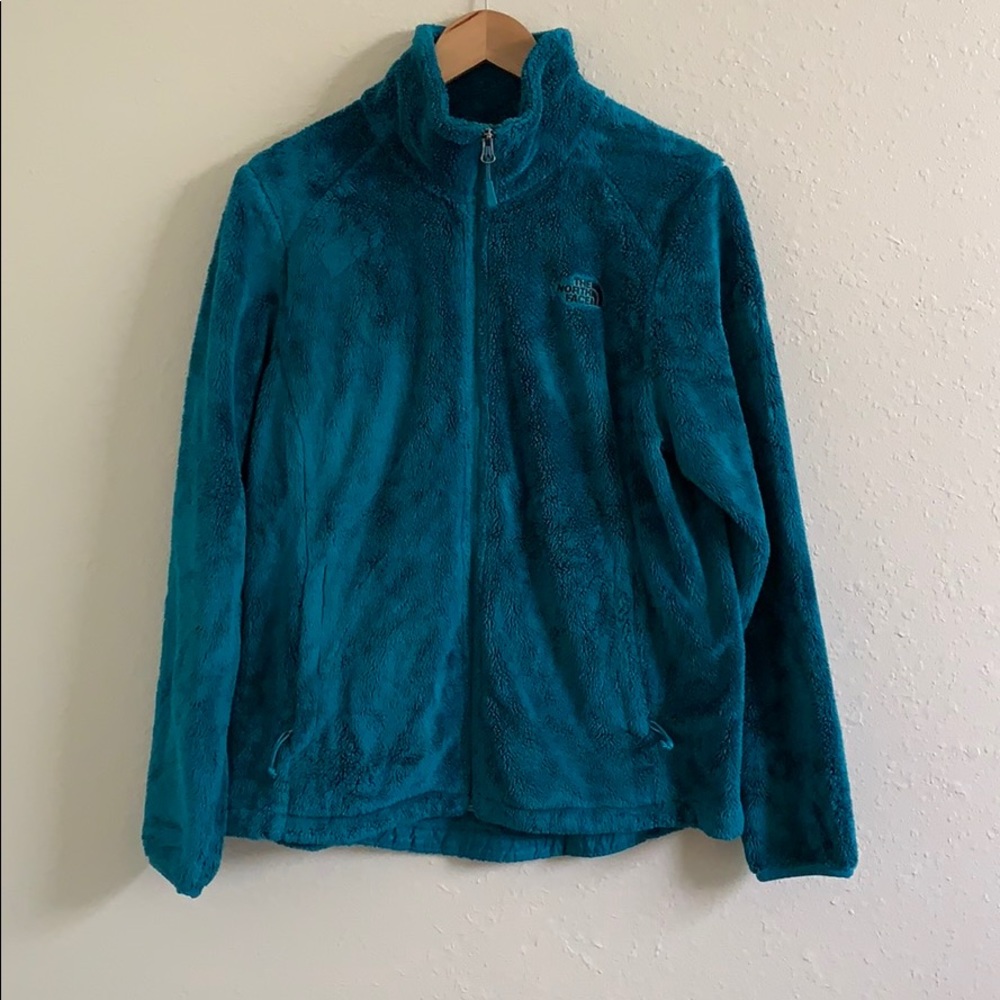 Teal North face sweater